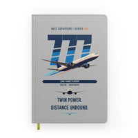 Thumbnail for Boeing 777-300ER design on light gray notebook