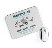 Thumbnail for DJI Matrice 4E design on light gray rectangle mouse pad