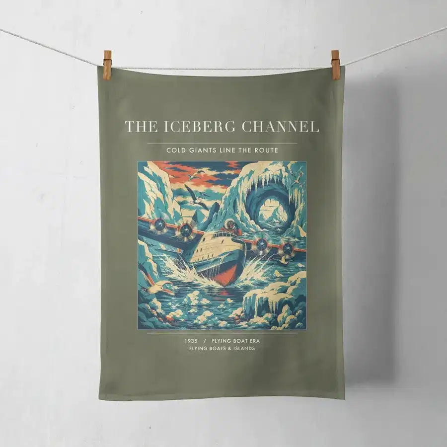 VINTAGE G4276 - The Iceberg Channel - Designed Towels design on greenarmy