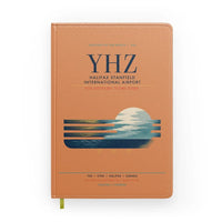 Thumbnail for Halifax Stanfield International Airport (YHZ) design on orange notebook