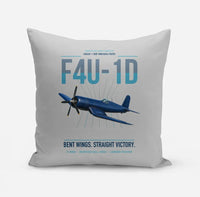 Thumbnail for F4U-1D Corsair design on light gray pillow