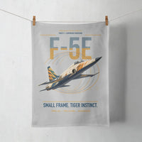 Thumbnail for F-5E Tiger II design on light gray towel