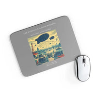 Thumbnail for VINTAGE G4521 - The Barrage Balloon Morning - Designed Mouse Pads design on gray rectangle