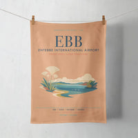 Thumbnail for Entebbe International Airport (EBB) design on orange towel