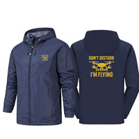 Thumbnail for Don't Disturb I'm Flying Rain Jacket - view 6