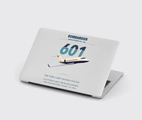 Thumbnail for Bombardier Challenger 601 design on light gray MacBook case