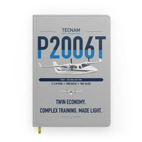 Thumbnail for Tecnam P2006T design on light gray notebook