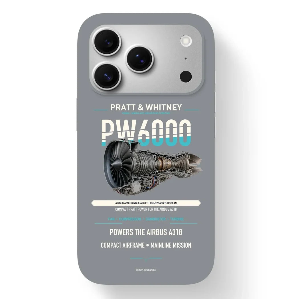 PW6000 Case design on gray iphone case