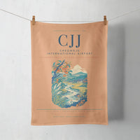 Thumbnail for Cheongju International Airport (CJJ) design on orange towel