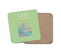 Thumbnail for Carcassonne Airport CCF Coaster 1-Piece - Light Green
