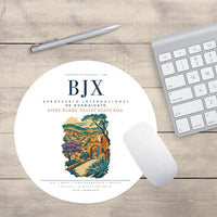 Thumbnail for Aeropuerto Internacional de Guanajuato (BJX) design on white round mouse pad