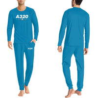 Thumbnail for Super Airbus A320 men pajamas - Light Blue