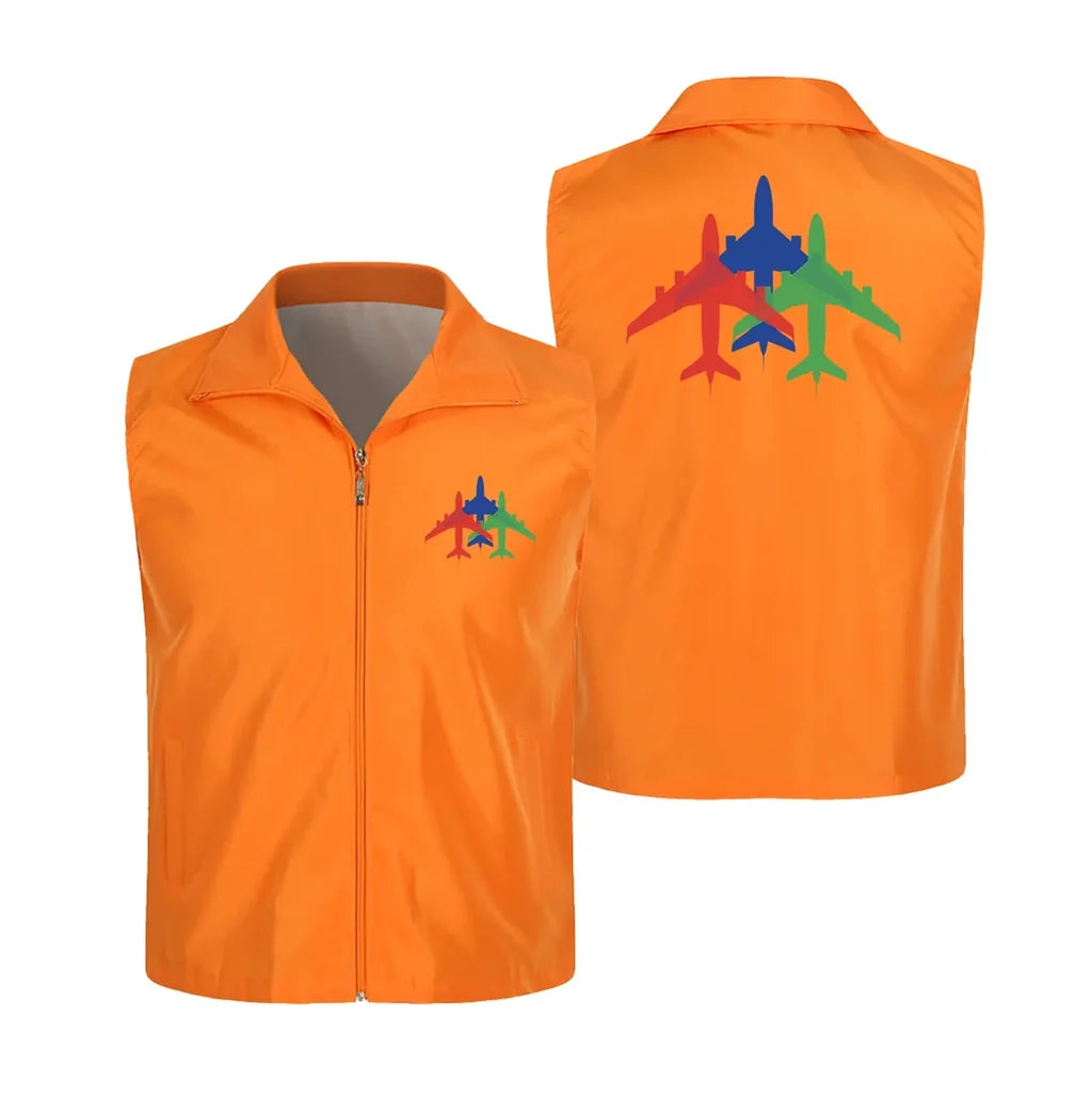 Colourful 3 Airplanes Vest - view 6