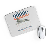 Thumbnail for Dassault Mirage 2000C RDI design on light gray rectangle mouse pad