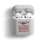 Thumbnail for Flying One Ball AirPods plastic case - Light Gray