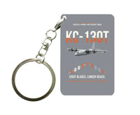 Thumbnail for KC-130T NP2000 design on gray designed key chain, double-side print