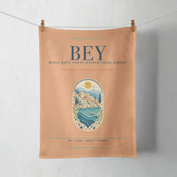 Thumbnail for Beirut Rafic Hariri International Airport (BEY) design on orange towel