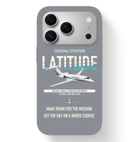 Thumbnail for Cessna Citation Latitude design on gray magsafe iphone case, for iPhone 17 Pro