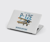 Thumbnail for Boeing P-12E design on light gray MacBook case
