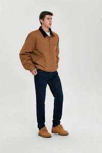 Thumbnail for Thick Style Workwear Canvas Jacket - view 10