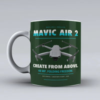 Thumbnail for Mavic Air 2 Mug design on dark green dji