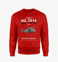 Thumbnail for Leonardo HH-101A Caesar design on red sweatshirt