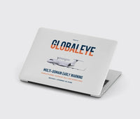 Thumbnail for Saab GlobalEye design on light gray MacBook case