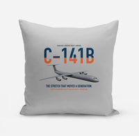 Thumbnail for C-141B Starlifter design on light gray pillow