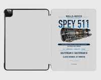 Thumbnail for SPEY 511 design on light gray ipad tablet case