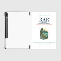 Thumbnail for Rarotonga International Airport (RAR) design on white samsung tablet tablet case