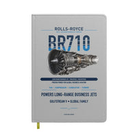 Thumbnail for BR710 design on light gray notebook