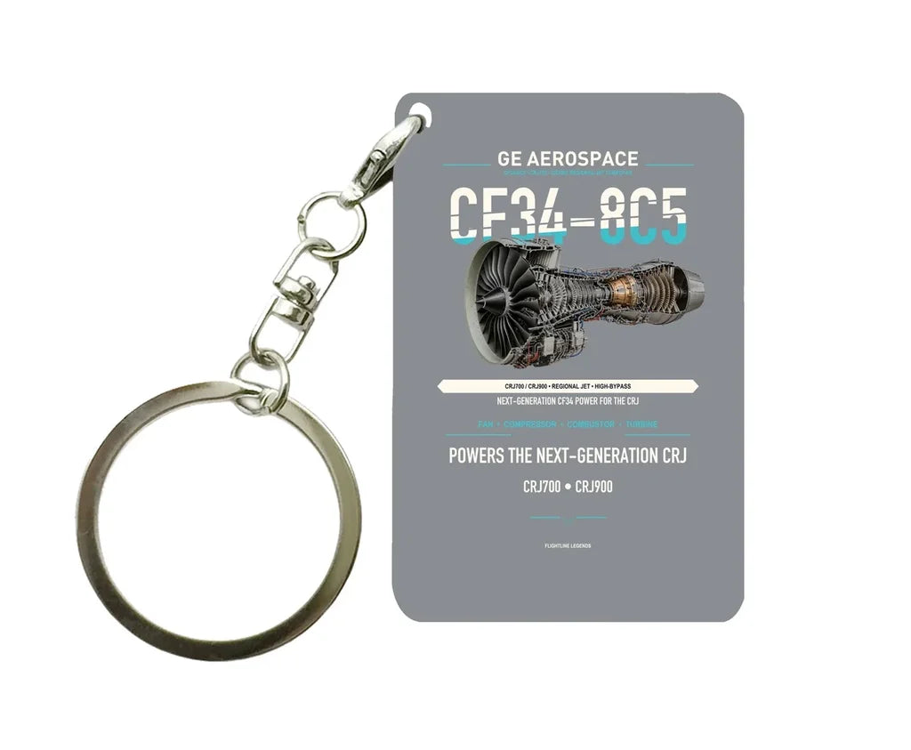 CF34-8C5 Key Chain design on gray key chain