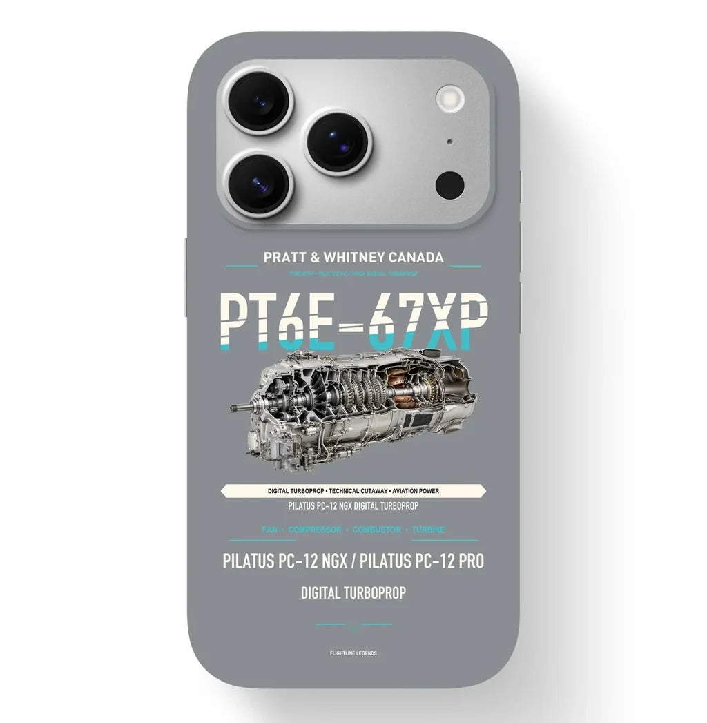 PT6E-67XP Case design on gray iphone case