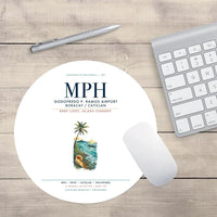 Thumbnail for Godofredo P. Ramos Airport Boracay Caticlan (MPH) design on white round mouse pad