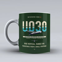 Thumbnail for U030 Flexrotor Mug design on dark green airbus