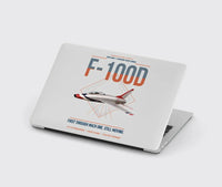 Thumbnail for F-100D Super Sabre design on light gray MacBook case