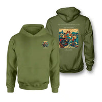 Thumbnail for VINTAGE G4435 - The Navigator's Retirement Globe - Double-Side Hoodie design on greenarmy double side