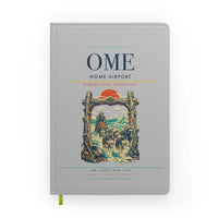 Thumbnail for Nome Airport (OME) design on light gray notebook