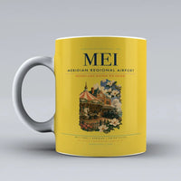 Thumbnail for Meridian Regional Airport (MEI) airport code design on yellow ceramic mug