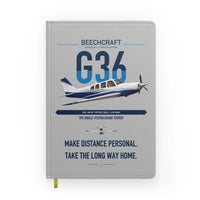 Thumbnail for Beechcraft Bonanza G36 design on light gray notebook