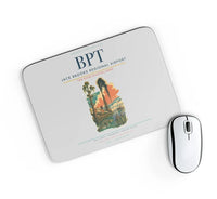 Thumbnail for Jack Brooks Regional Airport (BPT) design on light gray rectangle mouse pad