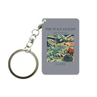 Thumbnail for VINTAGE G4019 - The Pole Flight - Designed Key Chain design on gray