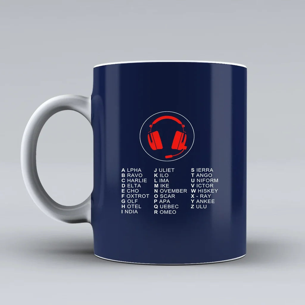 Customisable Aviation Alphabet Mug - view 6