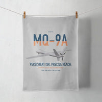 Thumbnail for MQ-9A Reaper design on light gray towel