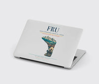 Thumbnail for Manas International Airport (FRU) design on light gray MacBook case