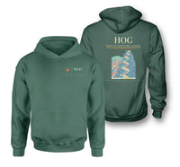 Thumbnail for Frank País Airport (HOG) design on green double-side hoodie