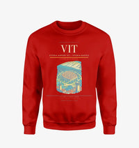 Thumbnail for Vitoria Airport (VIT) design on red sweatshirt