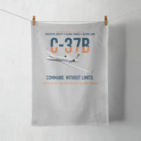 Thumbnail for C-37B Global Command Link design on light gray towel
