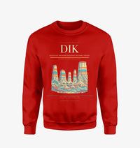 Thumbnail for Dickinson Theodore Roosevelt Regional Airport (DIK) design on red sweatshirt