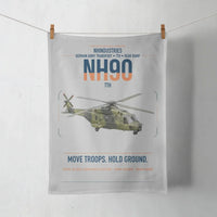 Thumbnail for NHIndustries NH90 TTH design on light gray towel